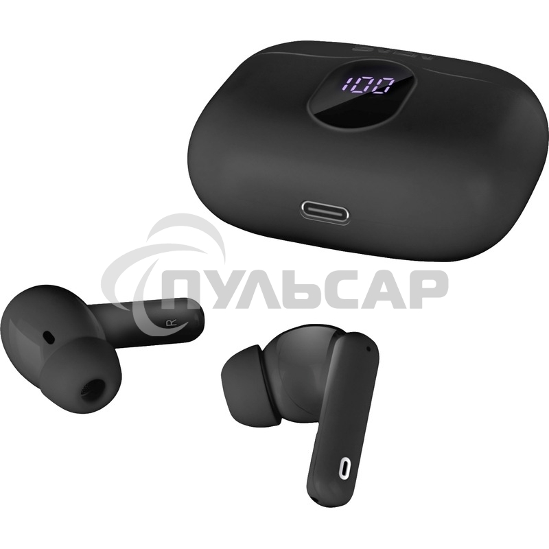 Беспроводные внутриканальные наушники с микрофоном Sven E-315B, черный (Bluetooth, TWS, ANC, ENC, APP)