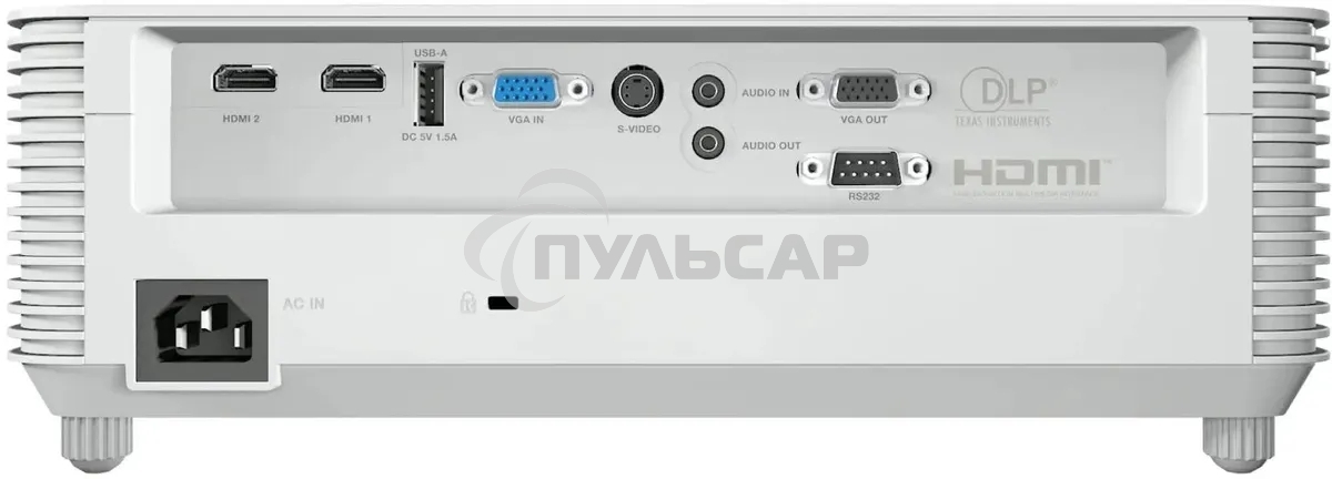 Проектор InFocus IN0026ST DLP, WXGA, 3800 lm, 30 000:1, 0.52:1, 2xHDMI 1.4, VGA in/out, S-Video, 3.5мм in/out, USB-A, RS-232, лампа 15 000ч.(ECO mode), 10W, 27дБ, 2,9 кг, БЕЛЫЙ