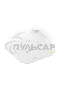 Точка доступа Zyxel NebulaFlex NWA90AX PRO, WiFi 6, 802.11a/b/g/n/ac/ax (2,4 и 5 ГГц), MU-MIMO, антенны 3x3, до 575+2400 Мбит/с, 1xLAN 2.5GE, PoE, защита от 4G/5G, БП в комплекте