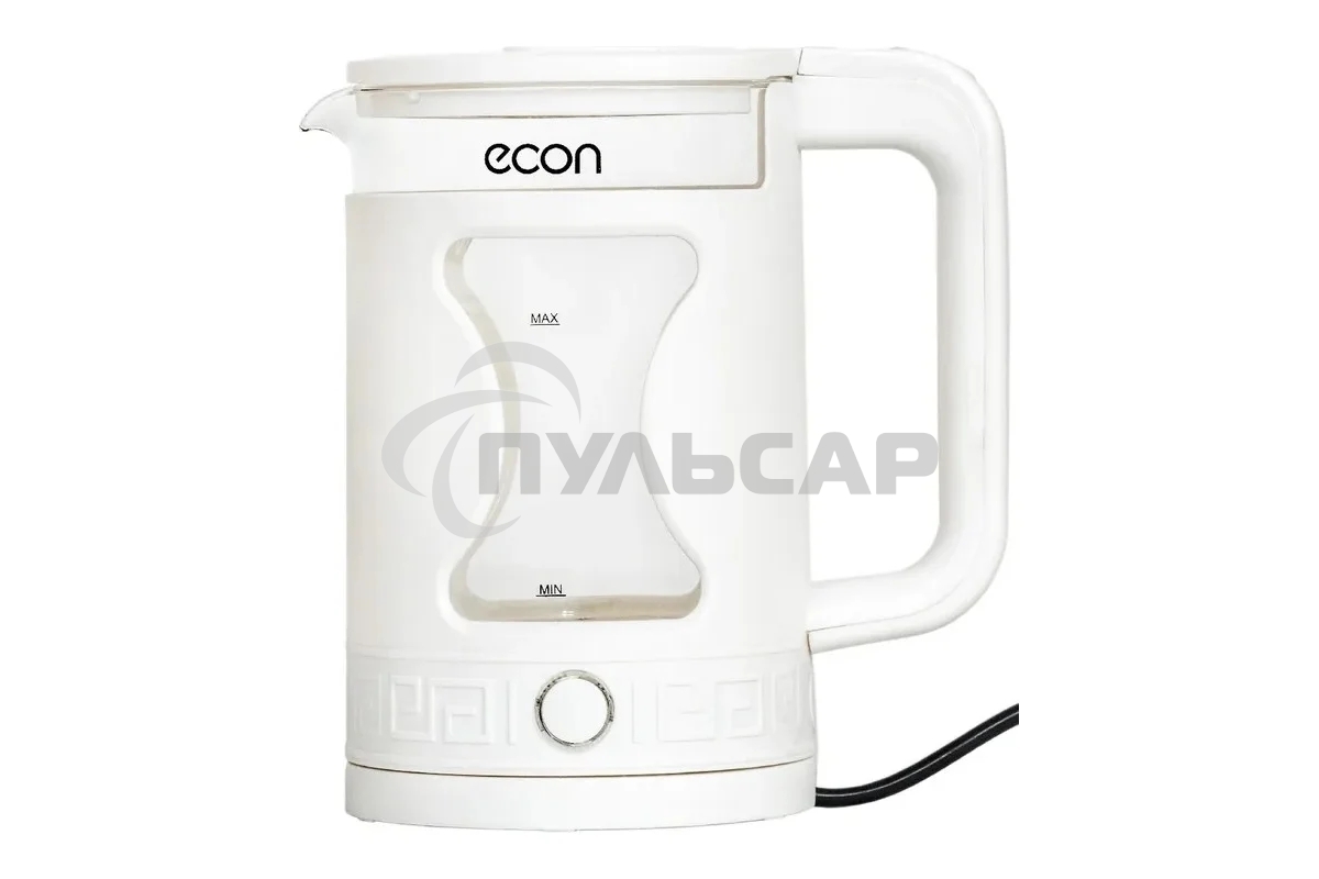Чайник электрический ECON ECO-1505KE, мощность 1500 ватт, объем 1,5 литра, неоновая точечная подсветка