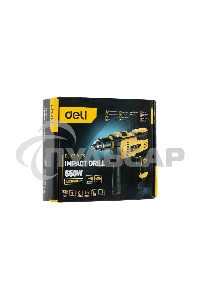 Дрель сетевая ударная Deli DL-CZ13-E5 (650Вт, 13мм, 3000об/мин, 48000 уд/мин, картон)