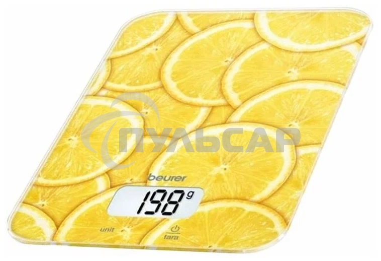 Кухонные весы Beurer KS19 lemon макс.вес:5кг рисунок