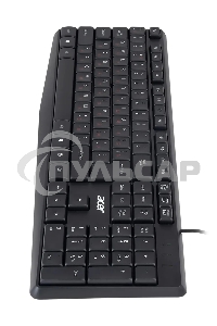 Клавиатура проводная Acer OKW121 (ZL.KBDEE.00B), USB, черный