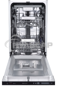 Встраиваемая посудомоечная машина Zigmund & Shtain DW 302.4, черный, 44.8 см, 10 компл., 44 дБ, класс A+++