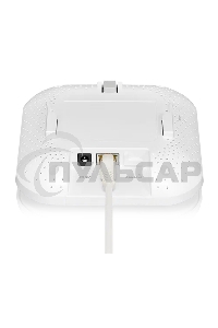 Точка доступа Zyxel NebulaFlex NWA90AX PRO, WiFi 6, 802.11a/b/g/n/ac/ax (2,4 и 5 ГГц), MU-MIMO, антенны 3x3, до 575+2400 Мбит/с, 1xLAN 2.5GE, PoE, защита от 4G/5G, БП в комплекте