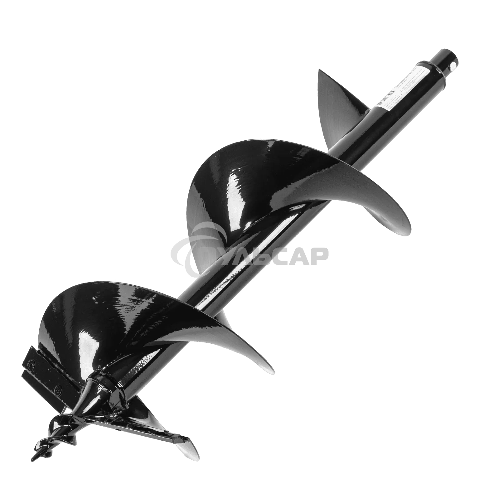 Шнек для грунта Denzel ER-250, диаметр 250 мм, длина 800 мм, соединение 20 мм, съемный нож