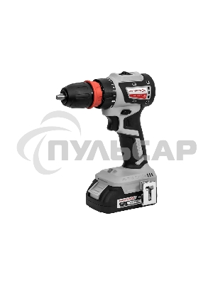 Бесщеточная аккумуляторная дрель-шуруповерт ИНТЕРСКОЛ КОМБИ ДА-13/18В 50 ( 2 АКБ 2 А·ч и ЗУ, кейс )