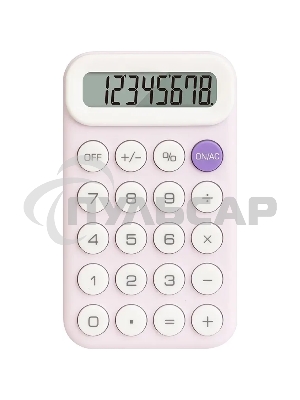 Калькулятор карманный Deli EM10 фиолетовый 8-разр.