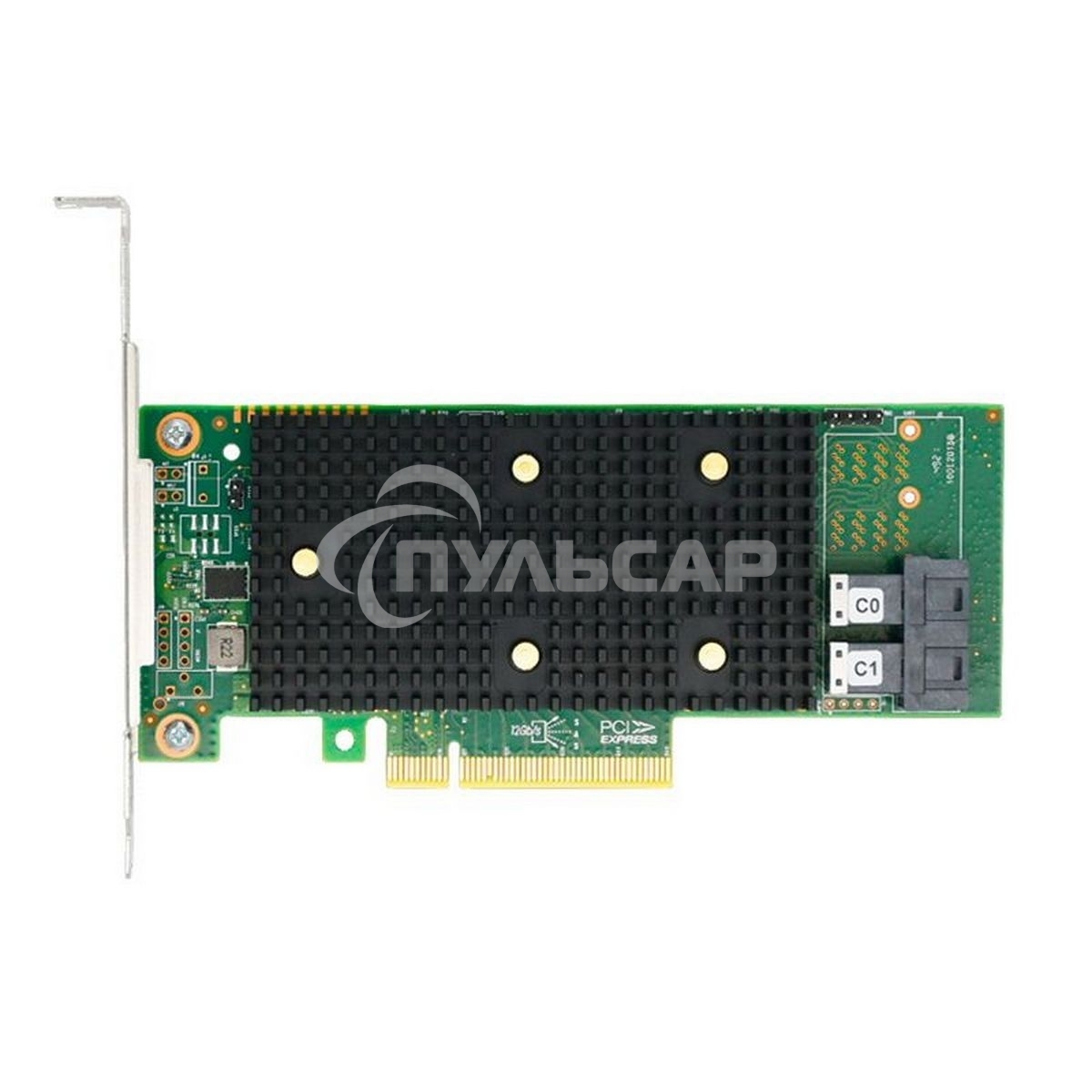 Адаптер HBA Broadcom 9400-8i SGL (05-50008-01) PCIe 3.1 x8 LP, Tri-Mode SAS/SATA/NVMe 12G HBA, 8port(2*int SFF8643), 3408 IOC
