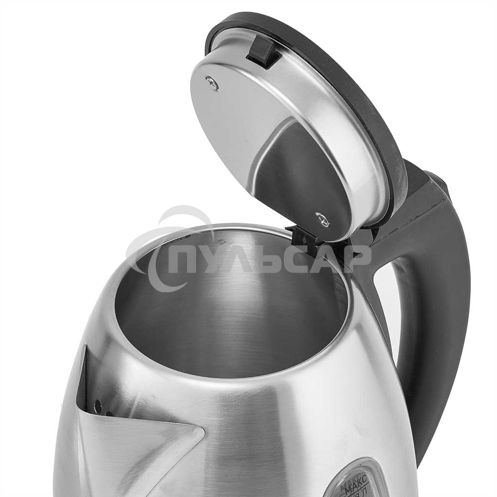 Чайник электрический DELTA DL-1114 нерж. с красным