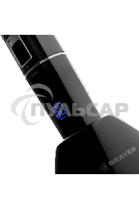 Машинка для стрижки BRAYER BR3402, LED-дисплей, 4 насад, турбо, титан. покр, регу. высоты лезвий