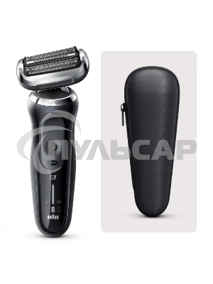 Электробритва сетчатая Braun Series 7 71-N1000S реж.эл.:3 питан.:аккум. черный