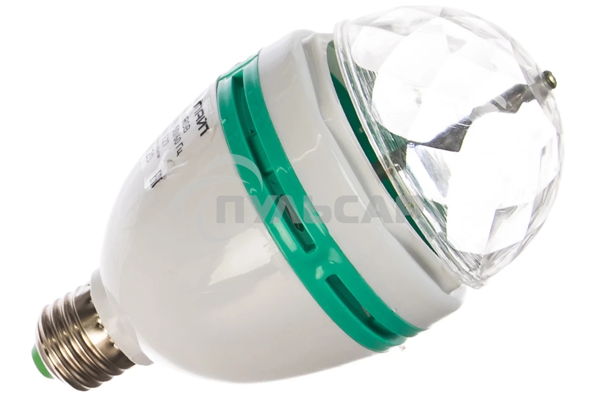 Лампа светодиодная ОНЛАЙТ 61120 OLL-DISCO-3-230-RGB-E27