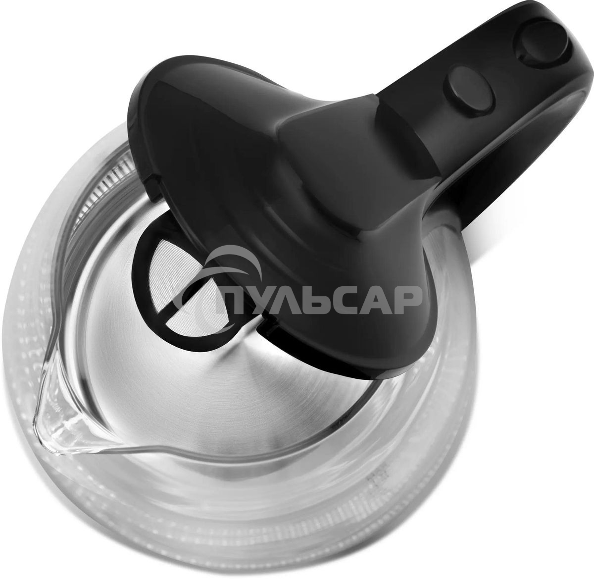 Чайник электрический Vitek VT-1122 TR бесцветное стекло (стекло, 1,7 л, 2200 Вт)