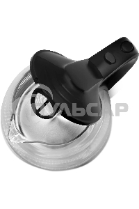 Чайник электрический Vitek VT-1122 TR бесцветное стекло (стекло, 1,7 л, 2200 Вт)