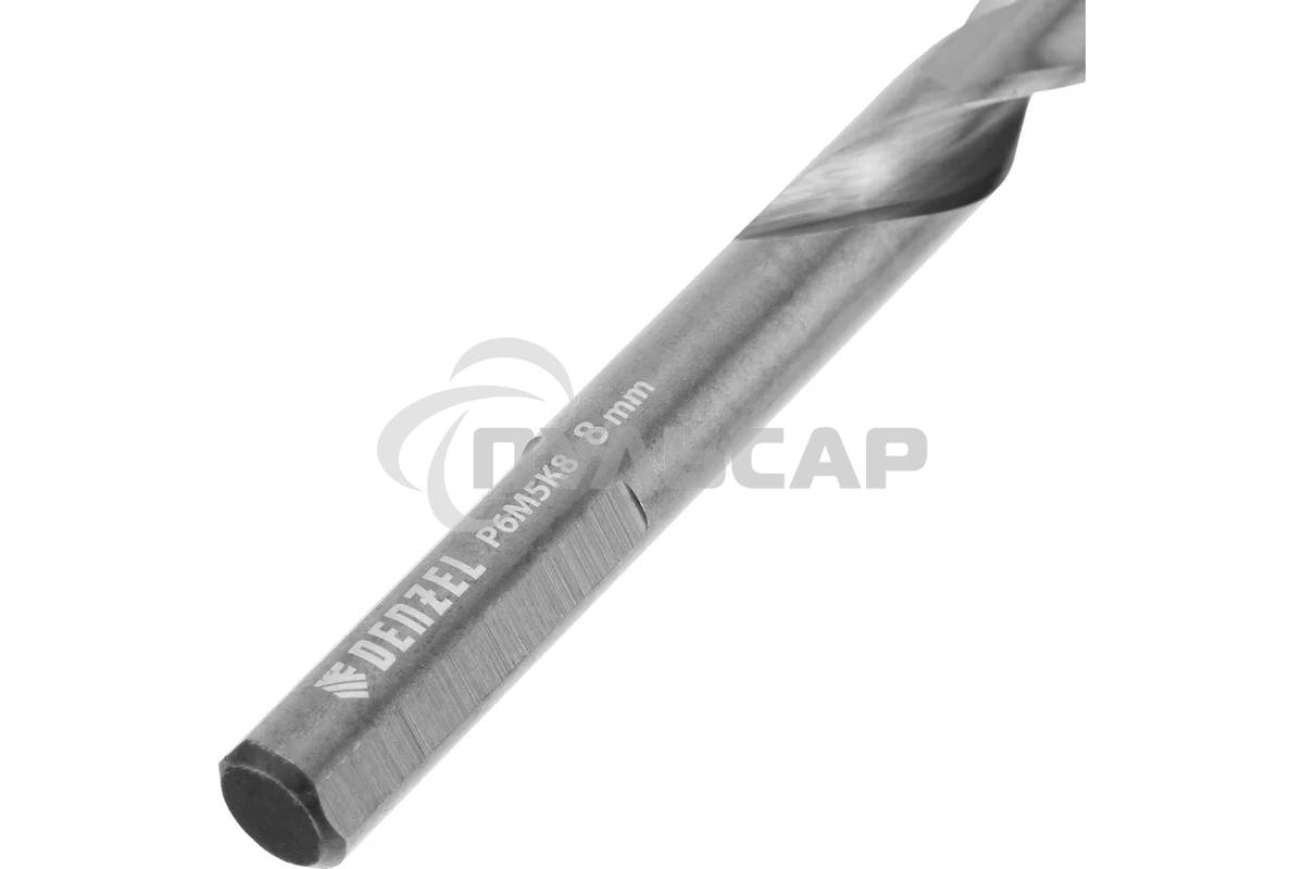 Набор сверл по металлу Denzel 2-8мм, Р6М5К8-TiN, Golden Tip, 6 шт 723004