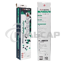 Сетевой фильтр Гарнизон EHLW-3 5р 10А 5м белый