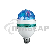 Лампа светодиодная ОНЛАЙТ 61120 OLL-DISCO-3-230-RGB-E27