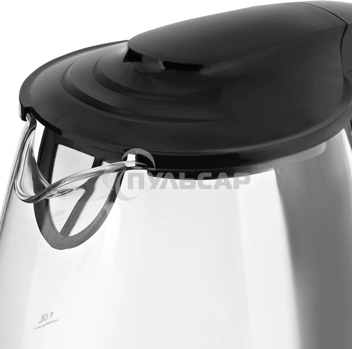 Чайник электрический Vitek VT-1122 TR бесцветное стекло (стекло, 1,7 л, 2200 Вт)