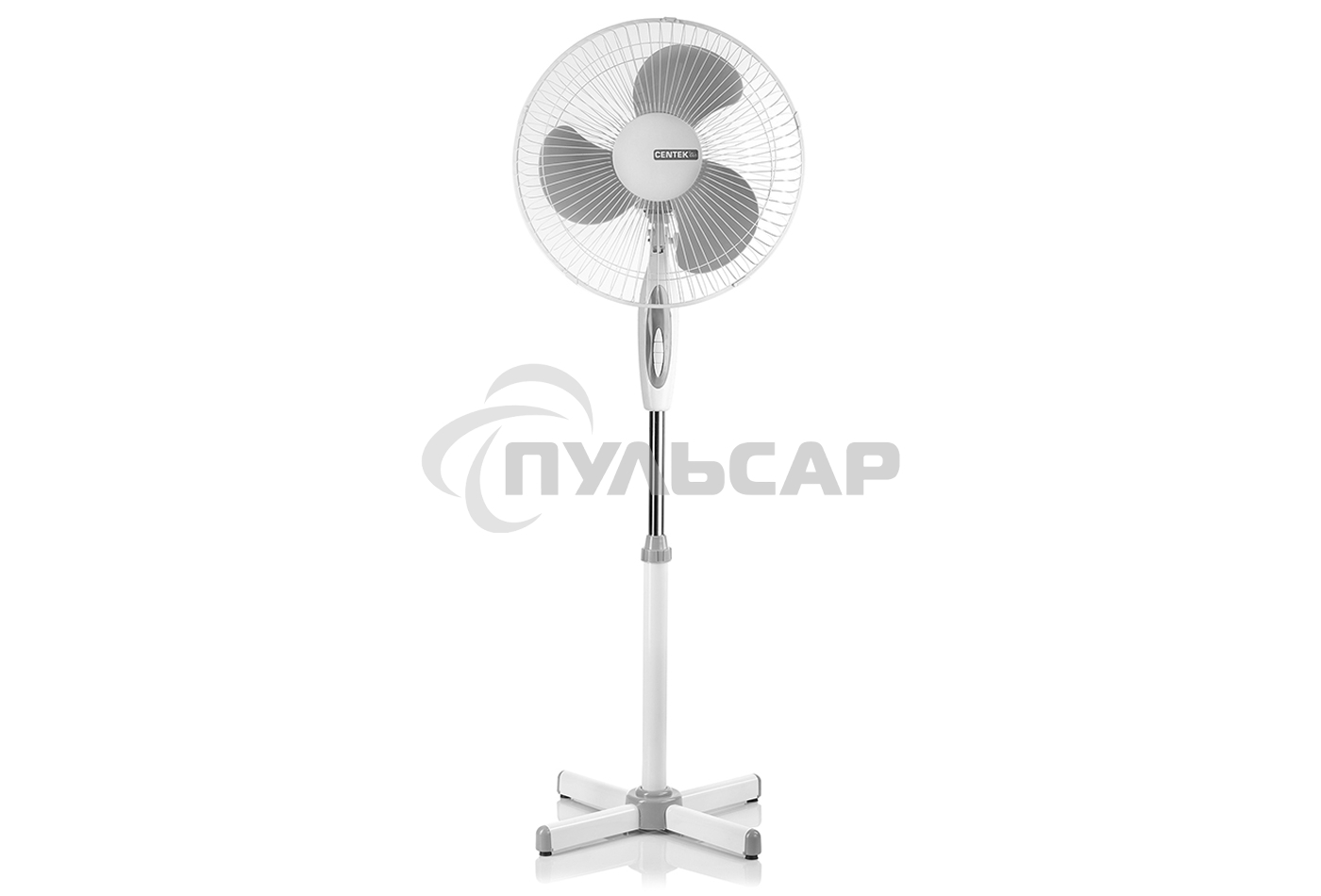 Вентилятор напольный CENTEK CT-5015 (серый) 45Вт, 1.25м, 43см, 3 скорости, автоповорот, подсвет