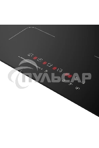 Индукционная варочная панель Kuppersberg ICI 607, High-Tech, индукция, 60 см, 4 зоны нагрева, 9 уровней мощности, inverter, таймер, пауза, Booster, слайдерное управление, черный