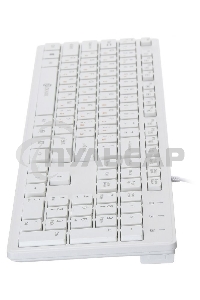 Клавиатура проводная Oklick 500M, USB, белый
