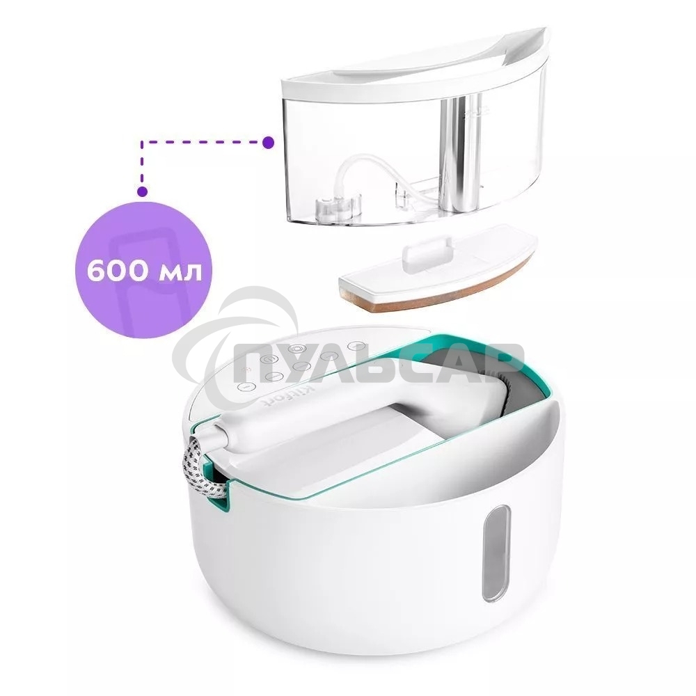 Отпариватель ручной Kitfort КТ-9110-3 2180Вт белый/бирюзовый