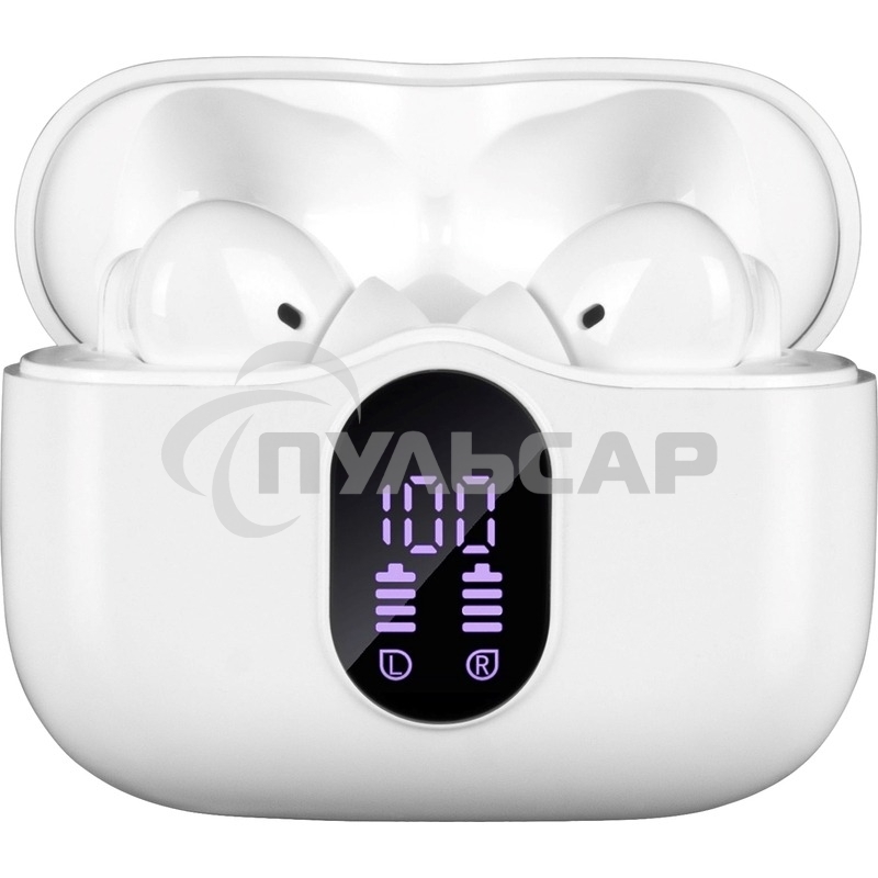Беспроводные внутриканальные наушники с микрофоном Sven E-310B, белый (Bluetooth, TWS, ANC, ENC, APP)