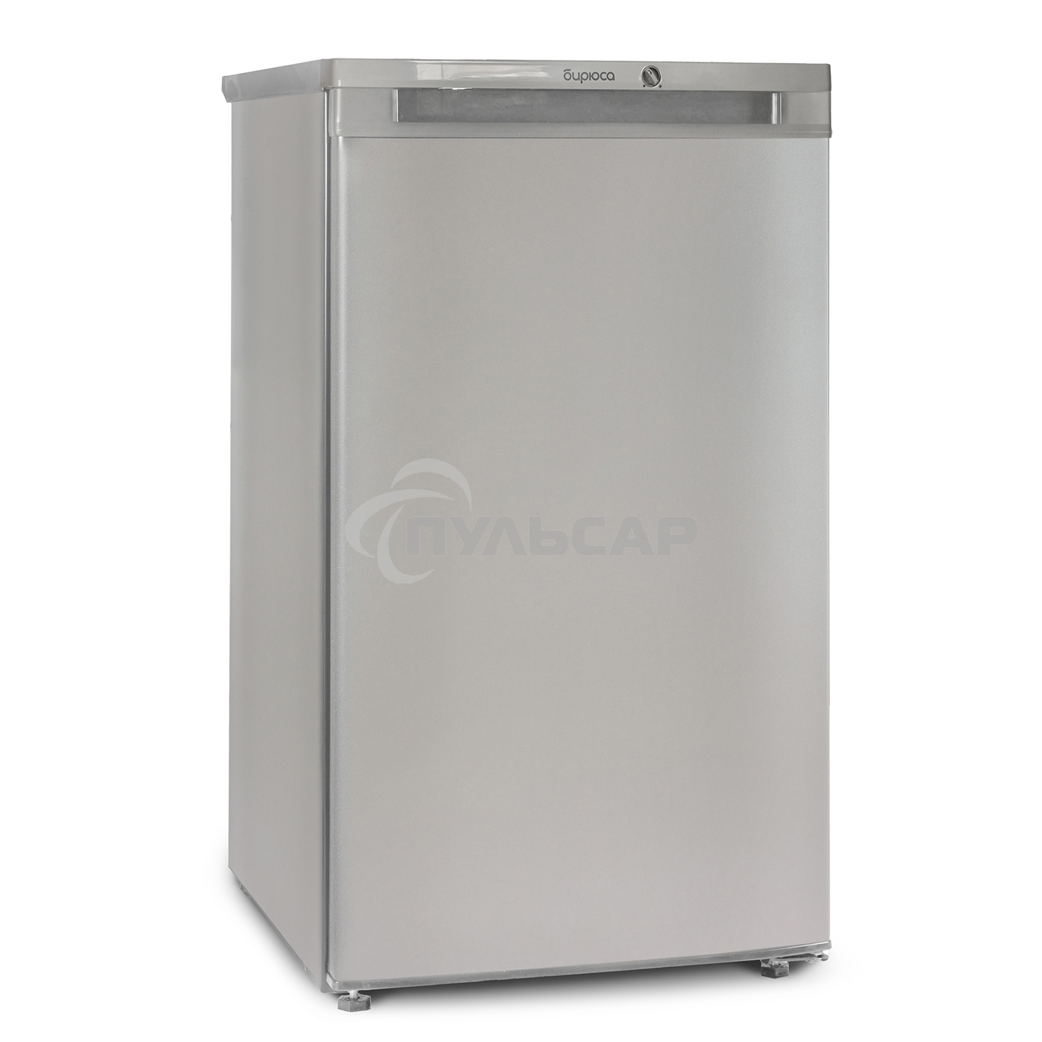 Холодильник Бирюса M408 металлик однокамерный 88/27л морозилка сверху