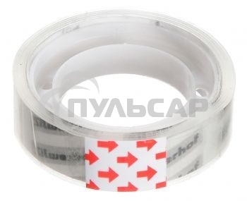 Клейкая лента канцелярская Silwerhof 481054 прозрачная шир.12мм дл.33м 35мкр полипропилен спайка