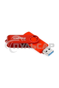 Флешка USB Smartbuy (SB064 Gb3TWR) UFD 3.0/3.1 064 Gb Twist Red красный