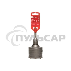 Коронка буровая по бетону с оснасткой TCT-72 М22 SDS-plus Master EKF tct-72-m22