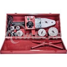 Аппарат для сварки пластиковых труб KRONWERK 94214 800Вт 300 °c 20-25-32-40-50-63мм мет.кейс