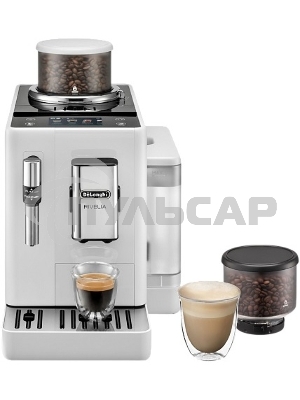 Кофемашина автоматическая DeLonghi EXAM440.35.W (0132213209) белый, исп. кофе - зерновой/молотый, 1,4 л, 1450 Вт, 19 бар
