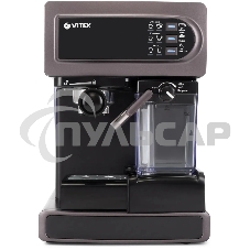 Кофеварка рожковая Vitek VT-1517 VT фиолетовый, исп. кофе - молотый, 1.65 л, 1238 Вт, 15 бар