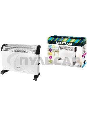 Тепловентилятор ELX-СH01-C01 220-240В 750/1250/2000Вт белый Ergolux 14544