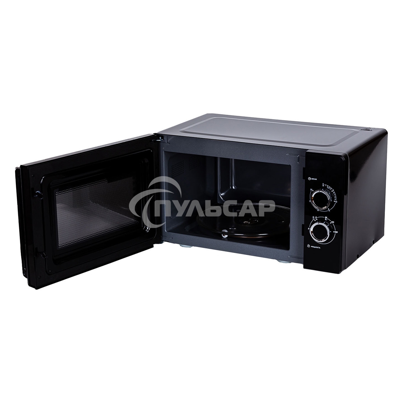 Микроволновая печь Pioneer MW361S черный 23л 800Вт поворотный механизм