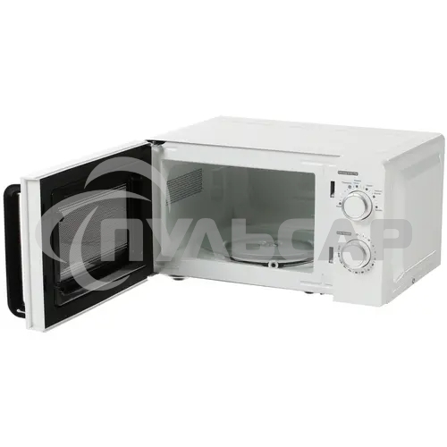 Микроволновая печь JVC JK-MW120M белый, 20 л, 700 Вт, переключатели - поворотный механизм