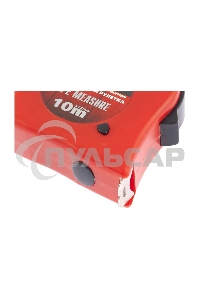 Рулетка Matrix double fixation 10мх25мм обрезиненный корпус двойная плавная фиксация