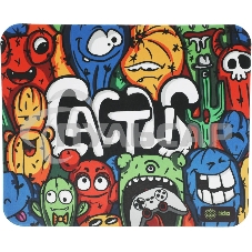 Коврик для мыши Cactus CS-MP-D03M Colorful Cacti 300x250x3мм