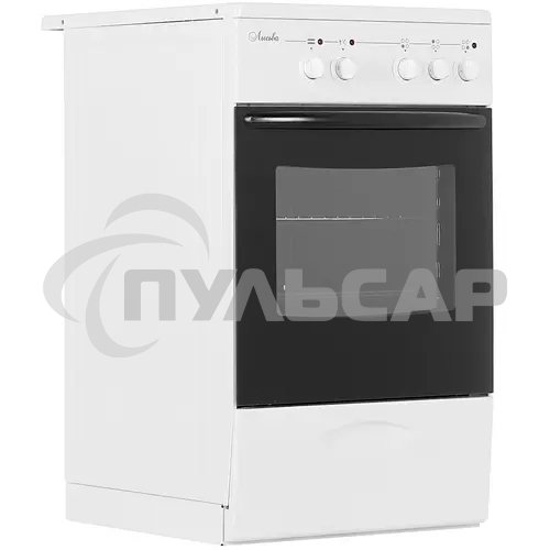 Плита электрическая Лысьва EF3001MK00 белый, конфорок 3 шт, духовка 57 л, 50 см x 84 см x 60 см (без крышки)