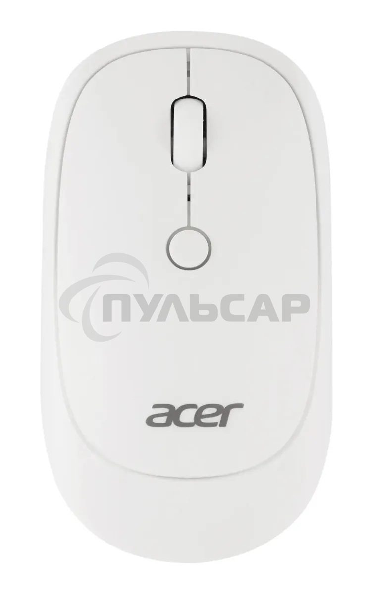 Мышь беспроводная Acer OMR138 белый, 1600 dpi, радиоканал, USB, кнопки - 4