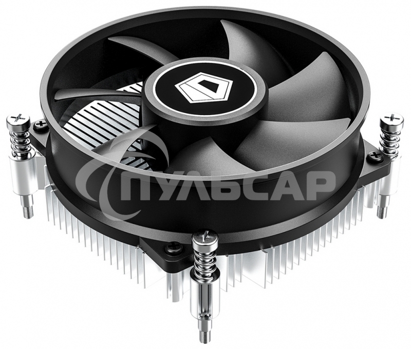 Кулер ID-COOLING DK-17 PWM серебристый/черный 92мм алюминий 2200rpm 26db 4-pin 65W 42мм