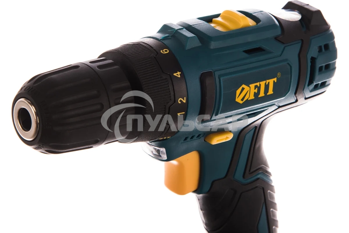 Дрель-Шуруповерт Fit 80189, Аккумуляторная, 18В, 2 АКБ, Кейс