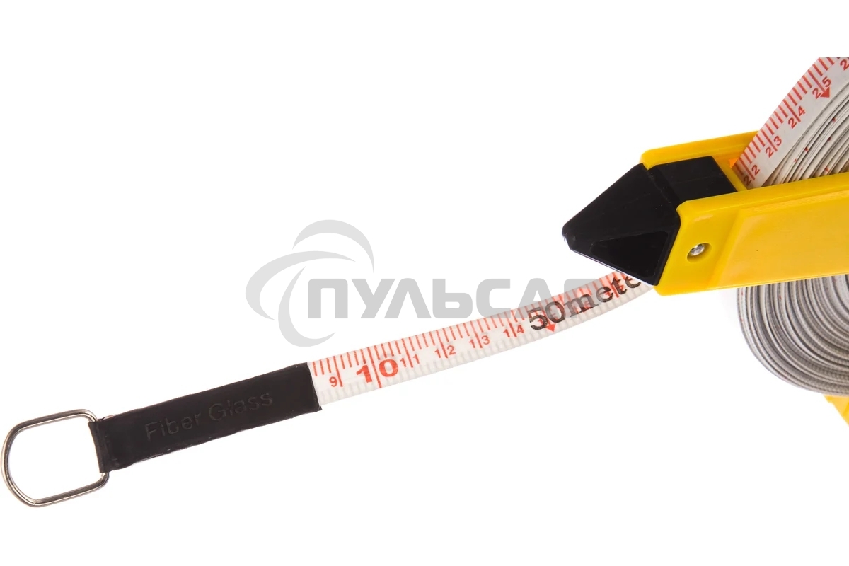 Лента мерная STAYER 3418-50 геодезийная фиберглассовое полотно 50м