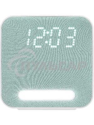 Радиобудильник Harper HCLK-2060 зеленый LED подсв:белая часы:цифровые AM/FM