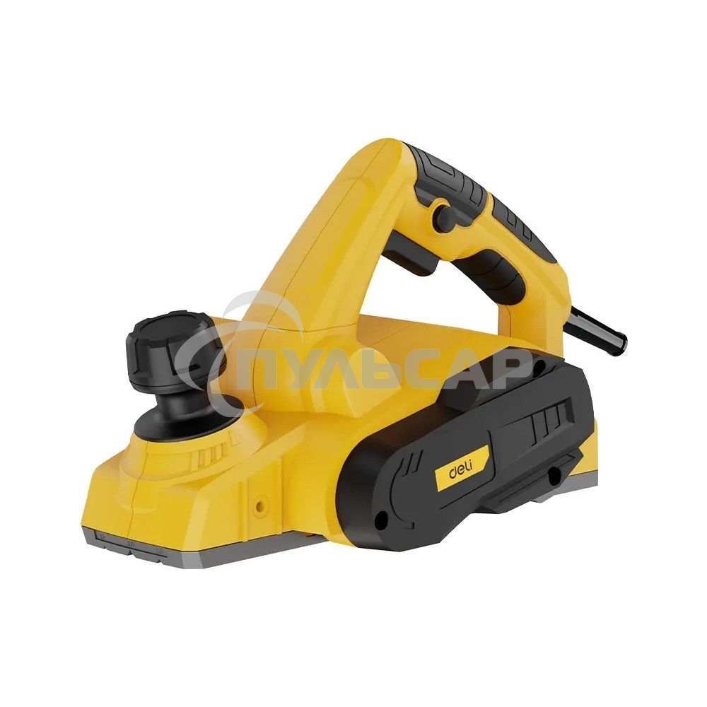 Электрорубанок Deli DC592 800 Вт, ширина / глубина обработки: 82 / 2,5 мм, глубина фальцевания: 11 мм