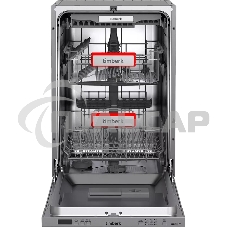 Посудомоечная машина Timberk Set&Dry T-DW45BI103 серебристый (узкая)