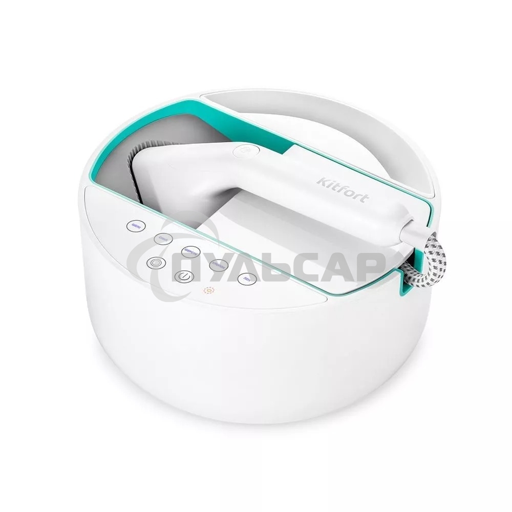 Отпариватель ручной Kitfort КТ-9110-3 2180Вт белый/бирюзовый