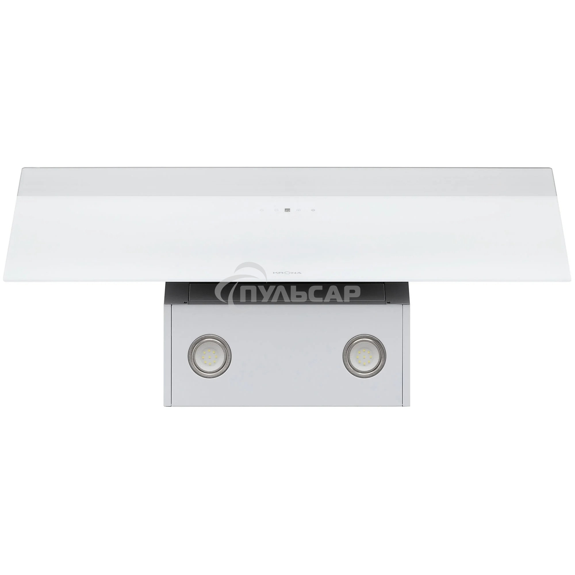 Вытяжка наклонная KRONA Kristen A 900 белая S, 89.5 см, 1050 куб. м/ч, 65 дБ